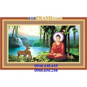Tranh thêu 3D phật thích ca mâu ni